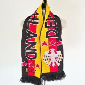 NWT Team Germany Football Scarf World Cup Fifa Huada Soccer Fan Gear Deutchland
